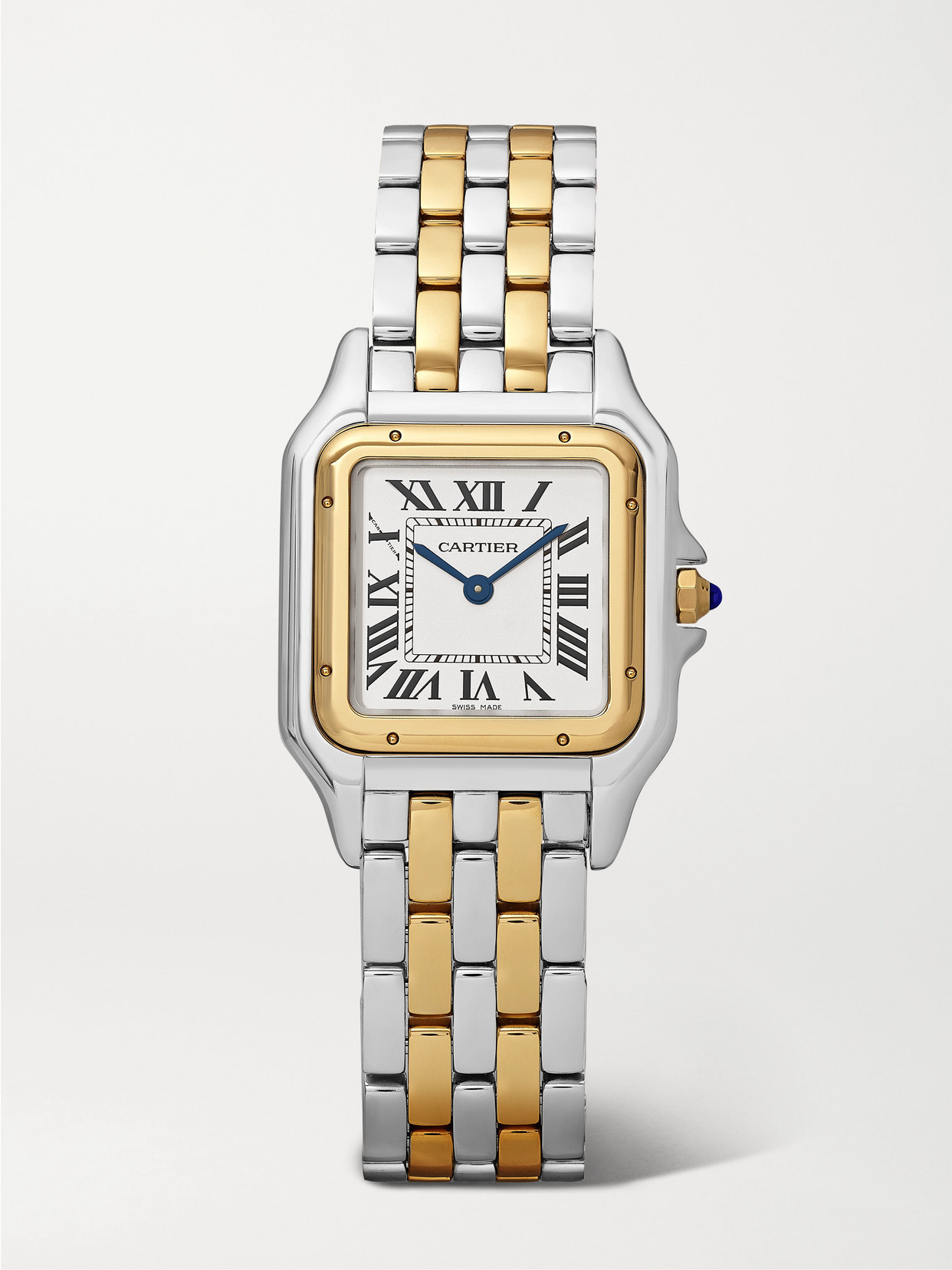 Cartier - Panthère De Cartier Medium 27mm 18-karat Gold And Stainless Steel Watch - One size | NET-A-PORTER (US)
