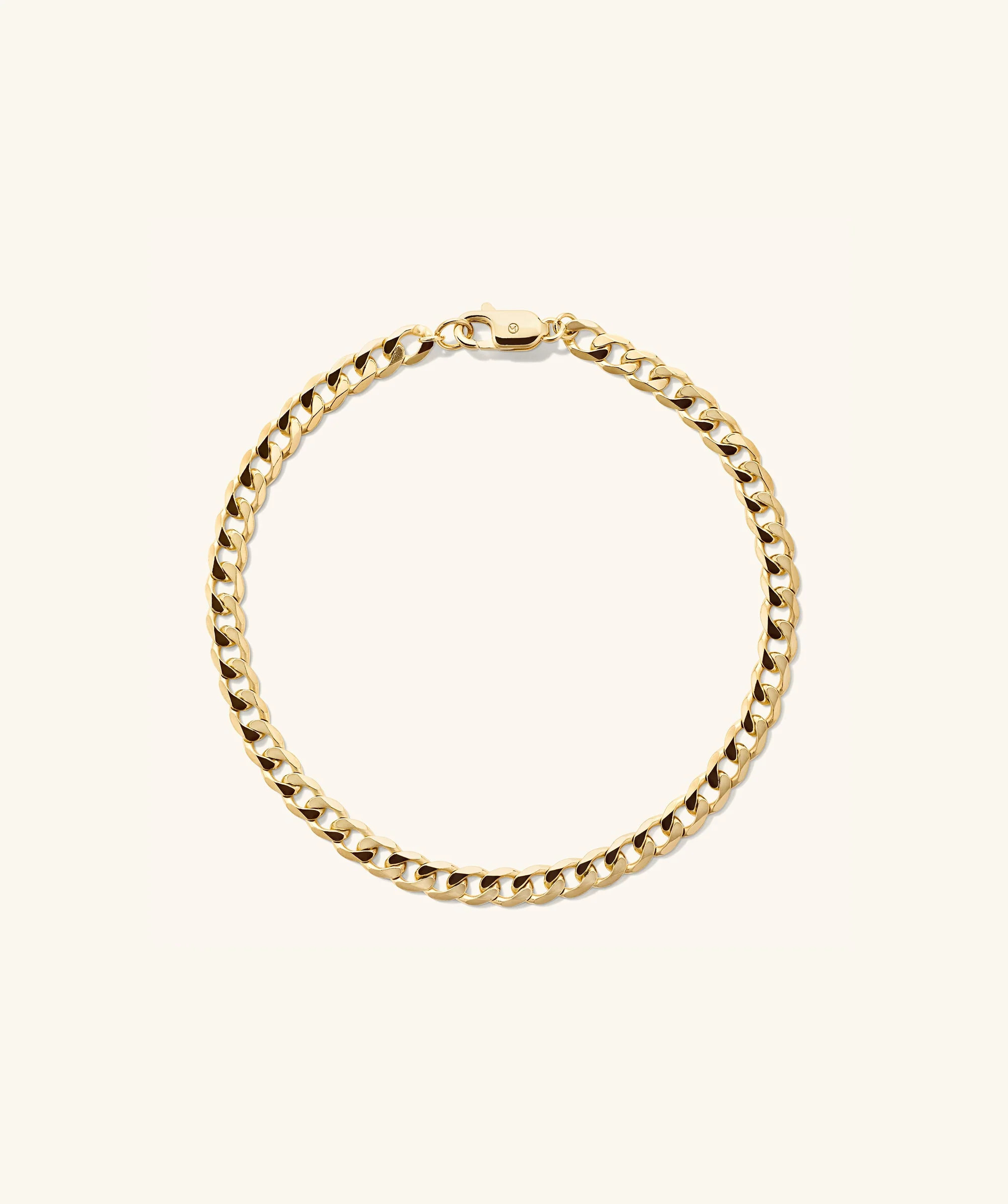 Flat Curb Chain Bracelet | Mejuri Fine Crew