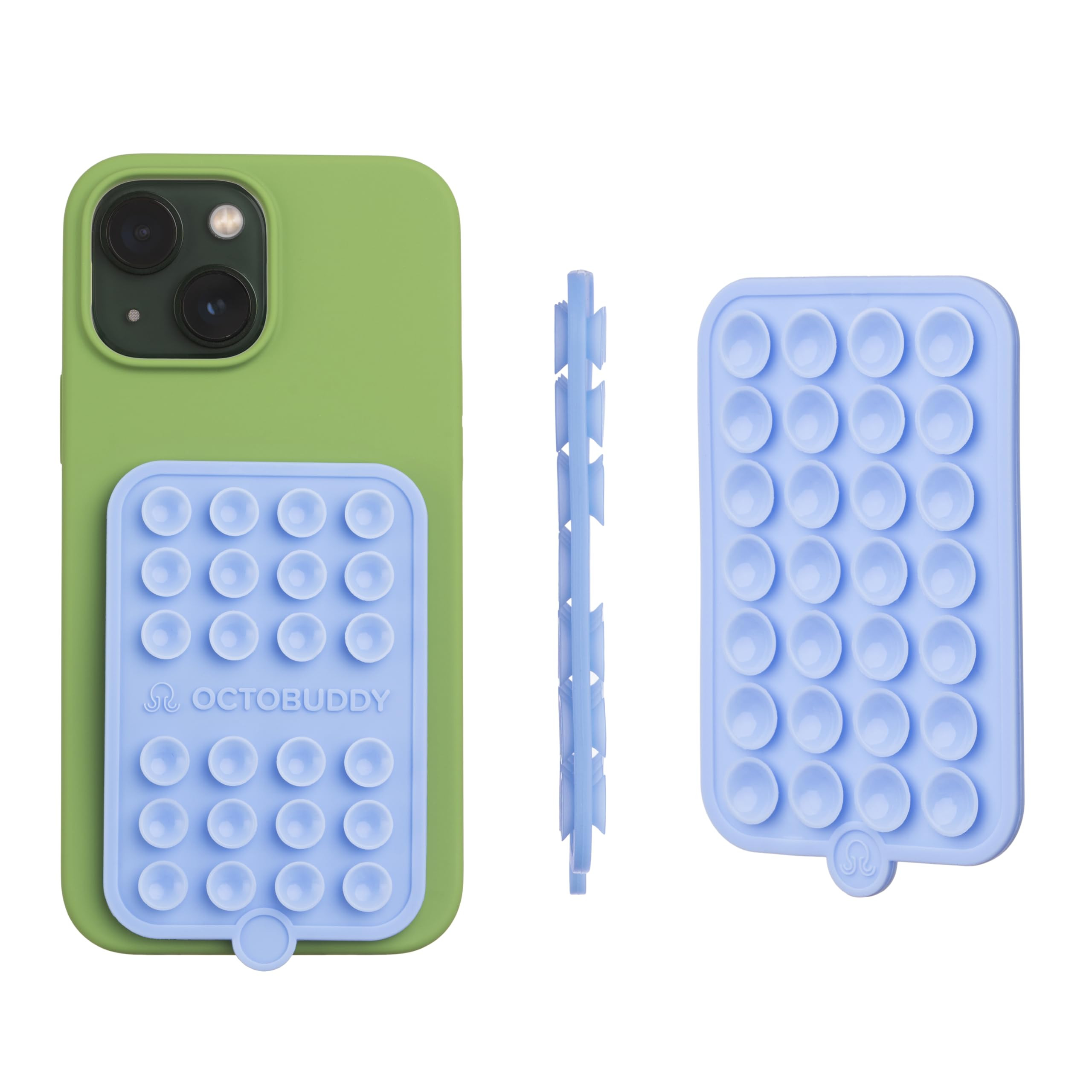 Silicone Double-Sided Suction Phone Case Detachable Mount - Hands-Free, Strong Grip Holder for Se... | Amazon (US)