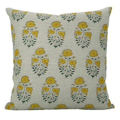 Fabdivine Accent Decorative thick Linen Pillowcase cushion, Lumbar (Mayra, ) | Wayfair North America