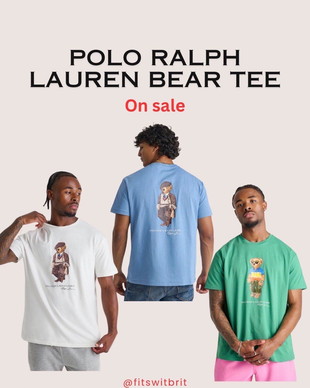Polo Ralph Lauren Bear Tee on sale  

#LTKSaleAlert #LTKGiftGuide #LTKMens