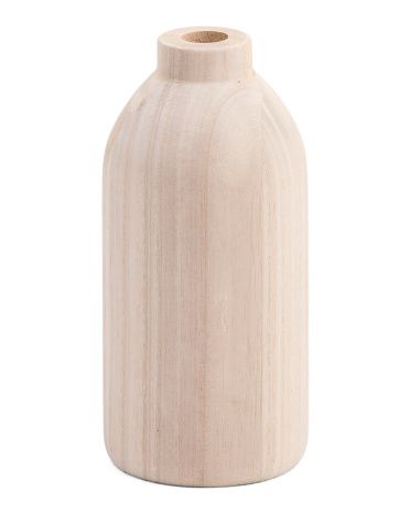 7.5in Wooden Vase | TJ Maxx