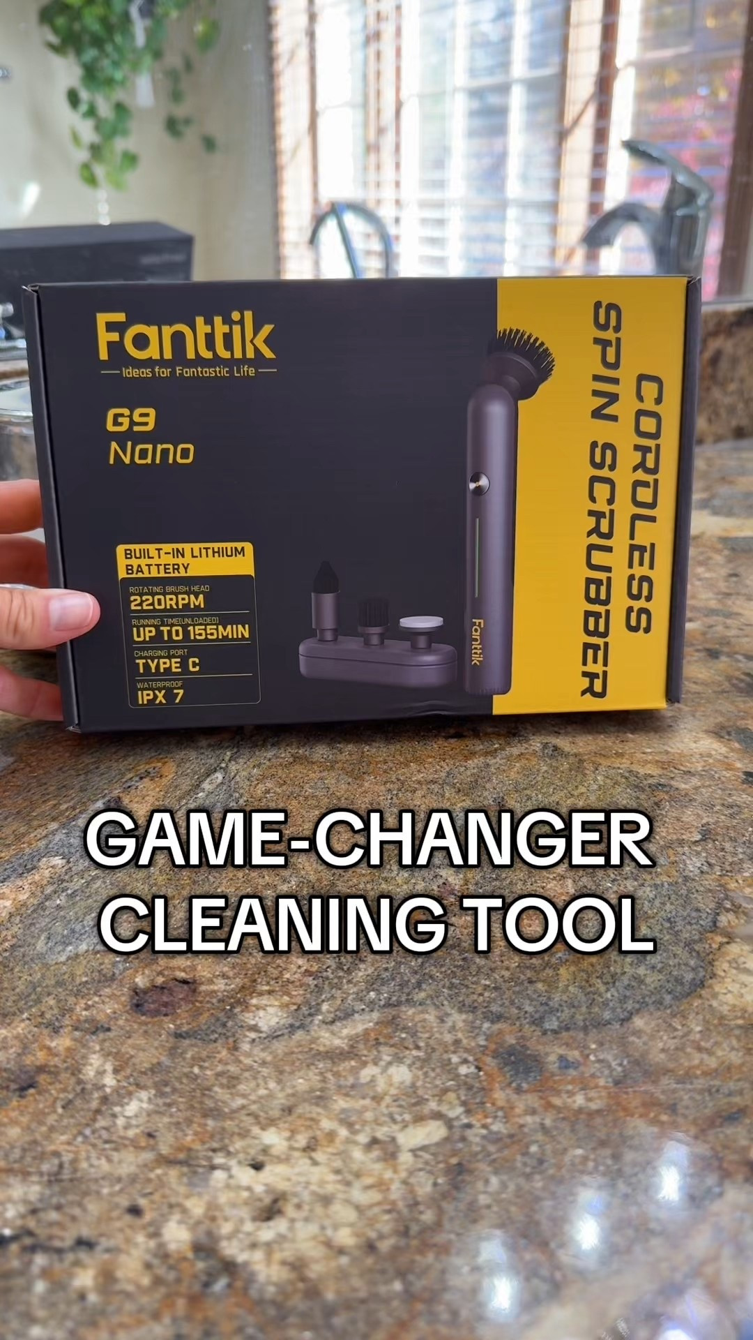 🧼 Deep clean made simple. The Fanttik G9 Nano is a cordless electric scrubber with powerful rotation and multiple brush heads — ideal for tubs, tile, grout, and sinks. Small, lightweight, and waterproof for easy cleaning anywhere. #cleaningtools #CleanTok #homeessentials #giftidea #fanttik @Fanttik 

#LTKHome #LTKGiftGuide