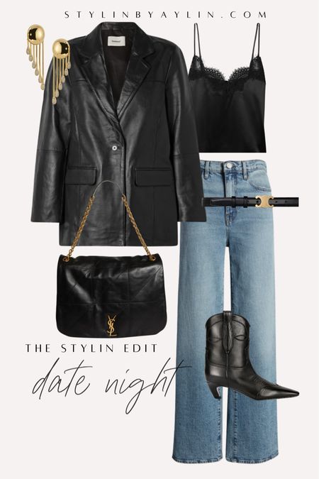 OOTW- Date night edition, leather blazer, jeans, accessories, #StylinByAylin #Aylin

#LTKstyletip #LTKSeasonal #LTKfindsunder100