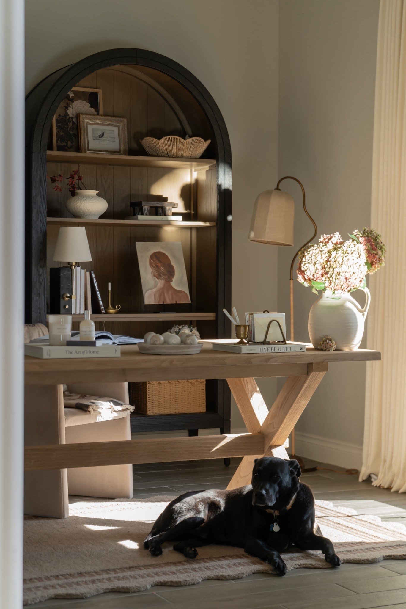 Home office but make it a vibe ✨ 🐕 

#LTKmorningroutine #LTKHome #LTKSeasonal