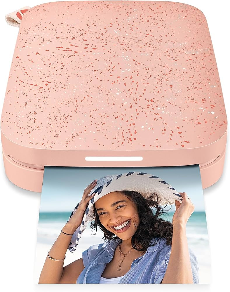HP Sprocket Portable 2x3" Instant Color Photo Printer (Blush) Print Pictures on Zink Sticky-Backe... | Amazon (US)