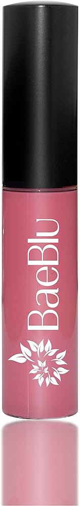 BaeBlu Organic Vegan Lip Gloss, 100% Natural Non-Toxic Moisturizing Ingredients, Tickled | Amazon (US)