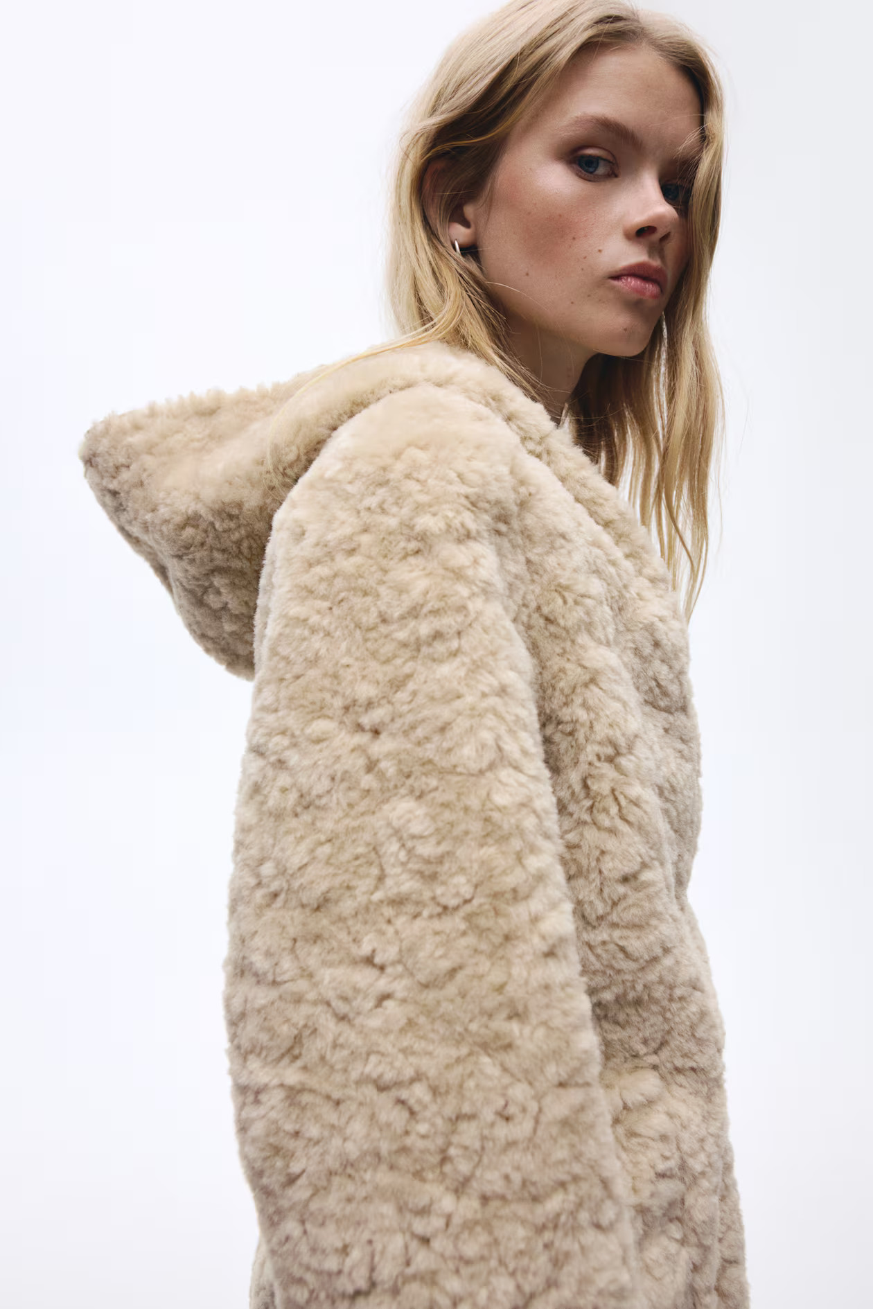 Hooded Teddy Fleece Jacket | H&M (US + CA)