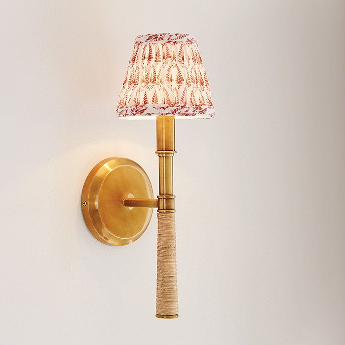 Desta 1-Light Rattan Sconce | Ballard Designs, Inc.