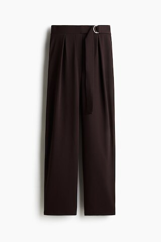 H & M - Belted Pants - Brown | H&M (AU)