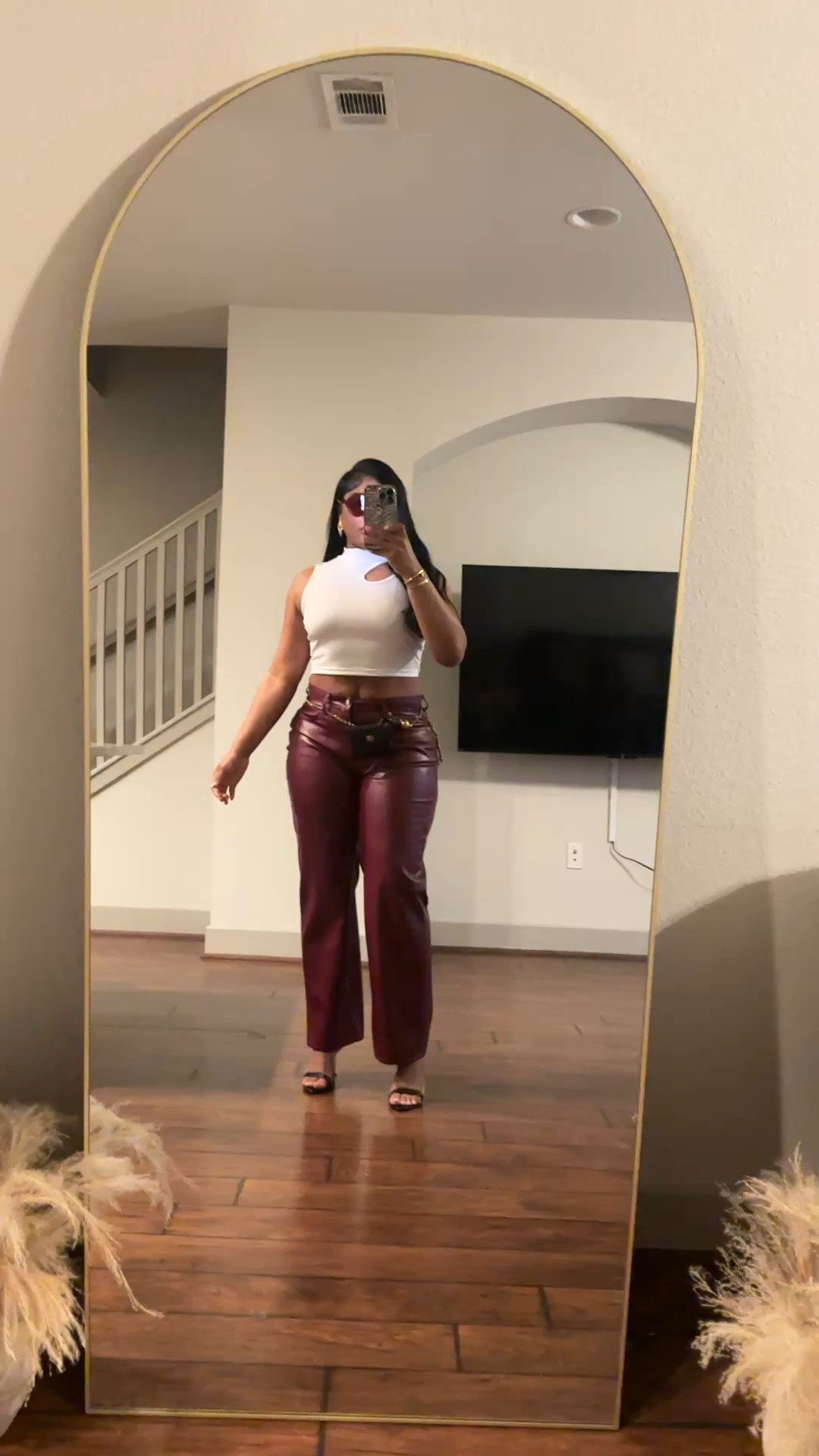 We love a good leather pants moment 

#LTKStyleTip #LTKFindsUnder100