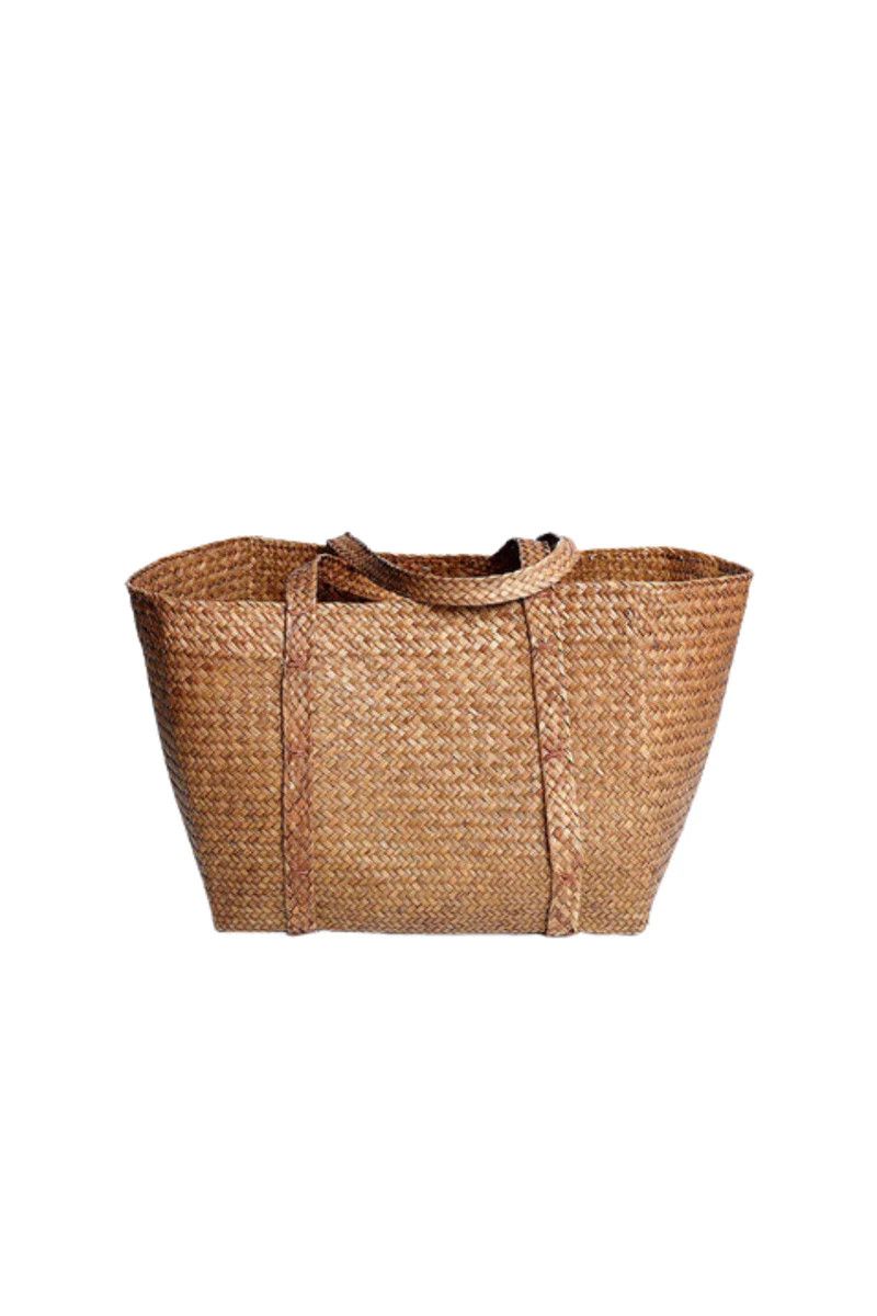 'Cayla' Straw Basket Bag | Goodnight Macaroon