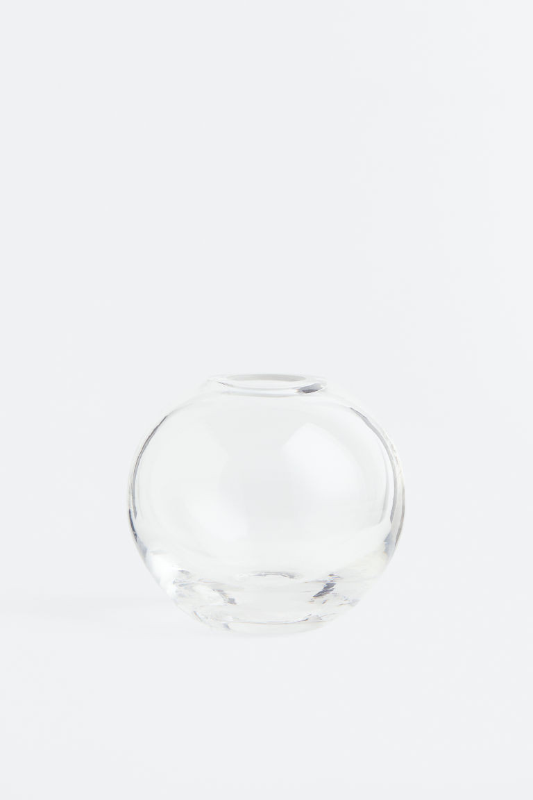 H & M - Clear Glass Mini Vase - White | H&M (US + CA)