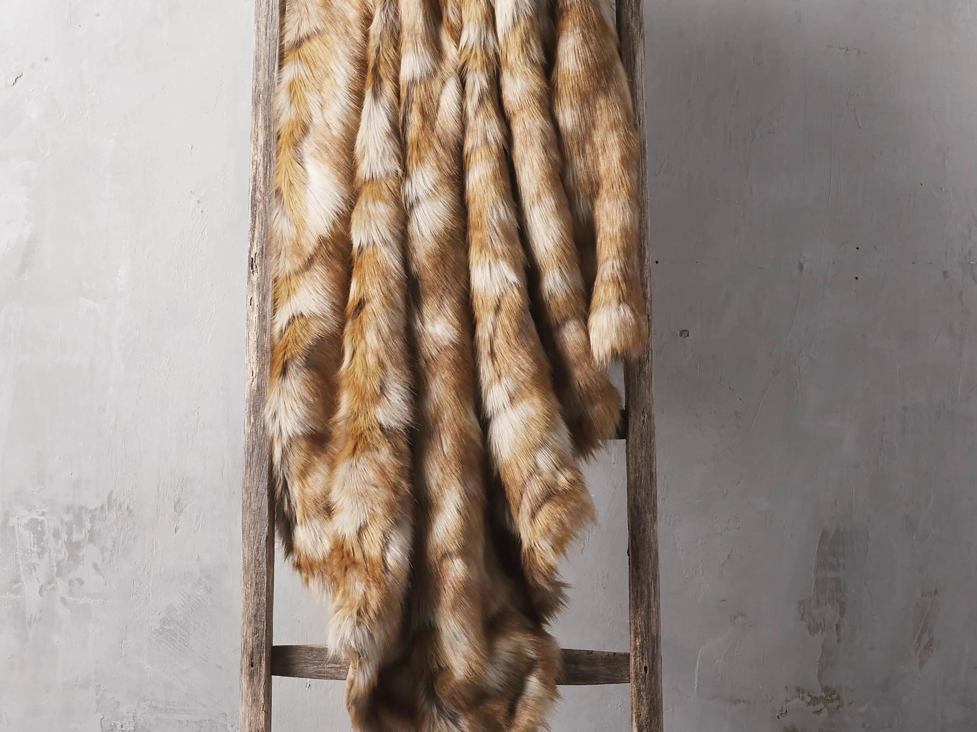 Faux Fox Fur Throw | Arhaus | Arhaus