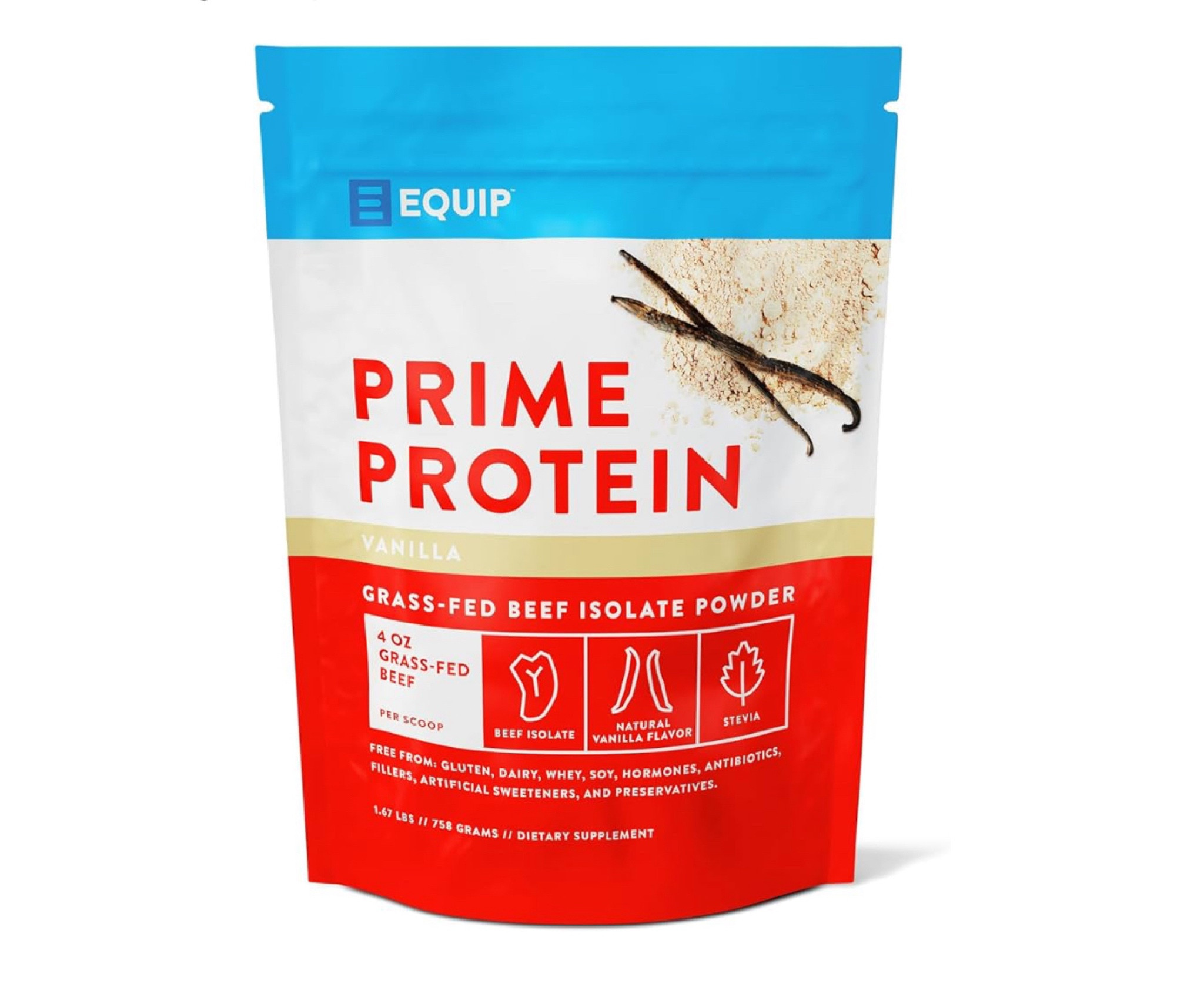 The cleanest protein I’ve found! Grass fed beef, no filler ingredients and no dairy?? - no whey!! I add the unflavored version to my coffee or vanilla if I want something a little sweeter. Enjoy 😋