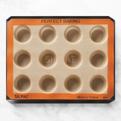 Silpat Perforated Aluminum Baking Tray and Silpat Muffin Pan | Williams-Sonoma