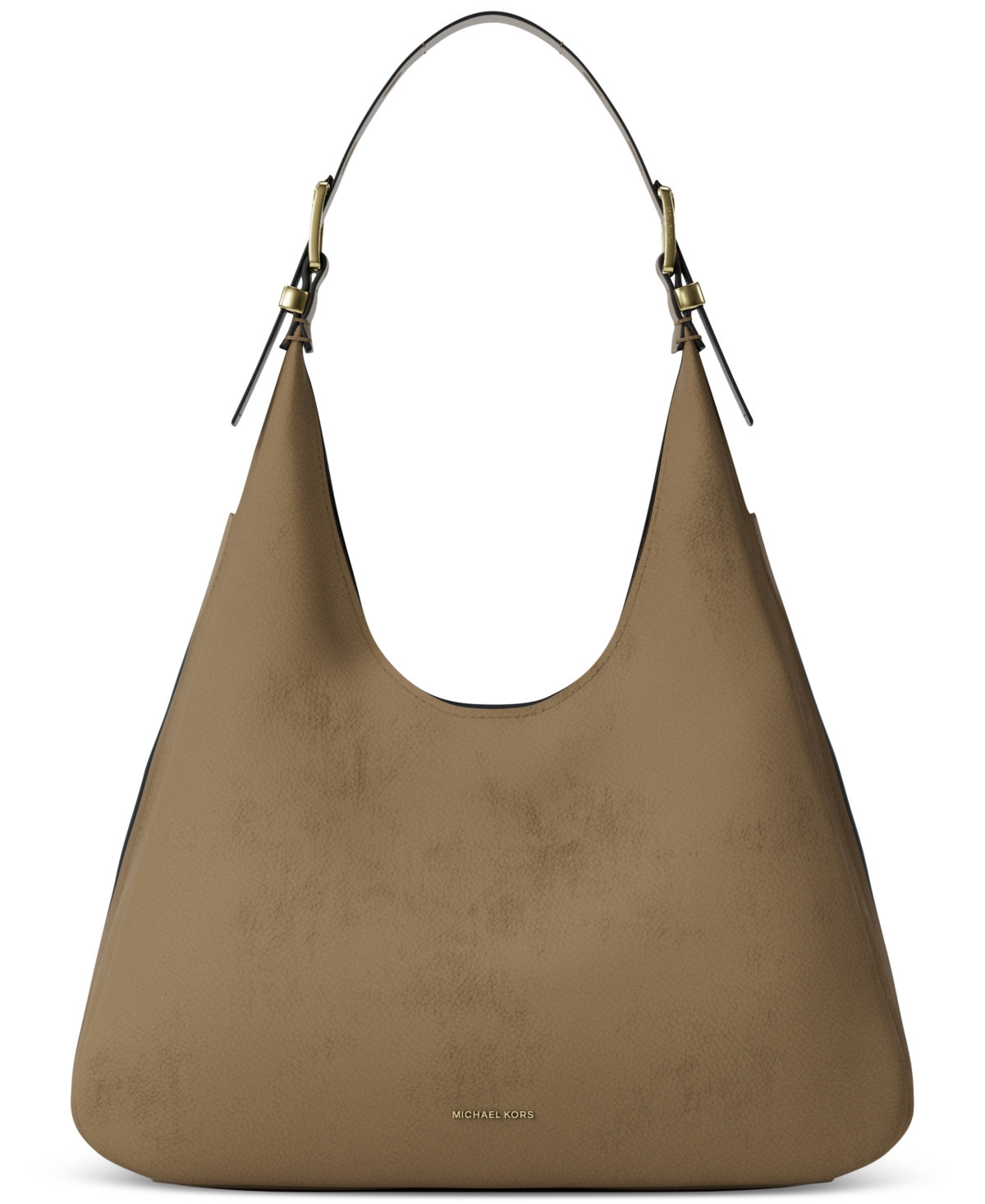 Michael Kors Women's Nolita Large Nubuck Hobo Shoulder Bag - Husk | Macy's