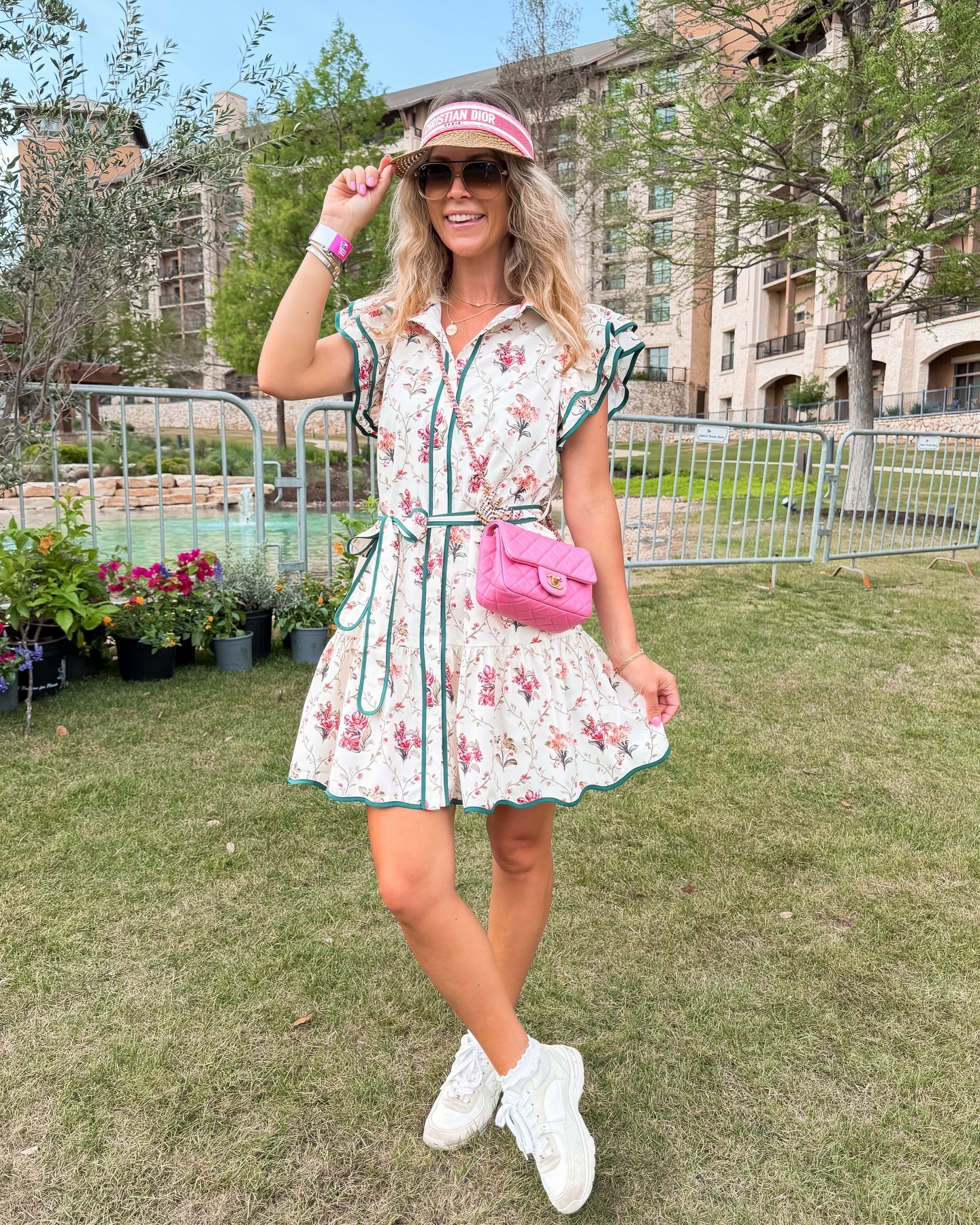 What to wear to your next golf tournament invite ⛳️ always a cute but comfy dress, skirt or shorts! Dress in layers! Always sunglasses and a cap or sun protection + small crossbody bag! Sharing all my favorites from over the years! #golftournament #whattowear #golfoutfit #valerotexasopen