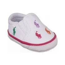 Infant Girls' Polo Ralph Lauren Bal Harbour II Embroidered Sneaker - Baby | Walmart (US)