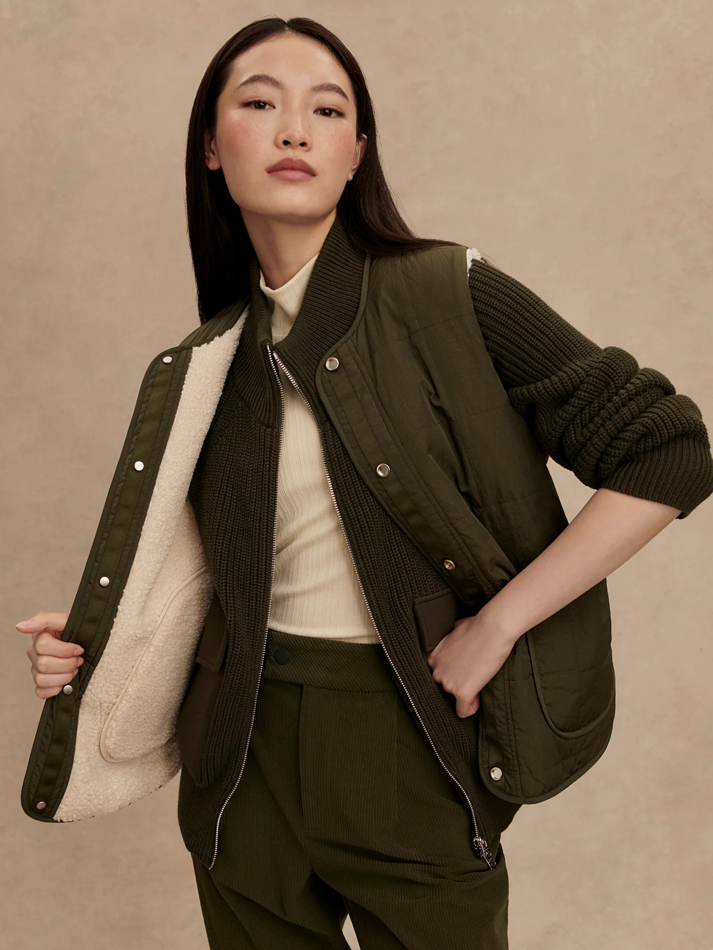 Audrea Reversible Gilet | Varley US