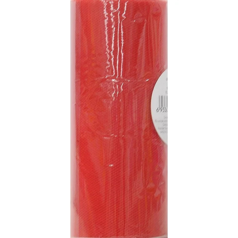 Fuzhou Unbrand 6" Red Matte Tulle, 25 Yards, 100% Polyester by the bolt | Walmart (US)