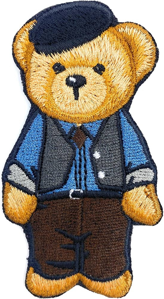 Iron on Patches Teddy Bear Patch Embroidered Cute Animal Patches for Kids Teddy Bear Applique Sew... | Amazon (US)