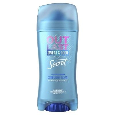 Secret Outlast Invisible Solid Antiperspirant & Deodorant for Women Completely Clean | Target