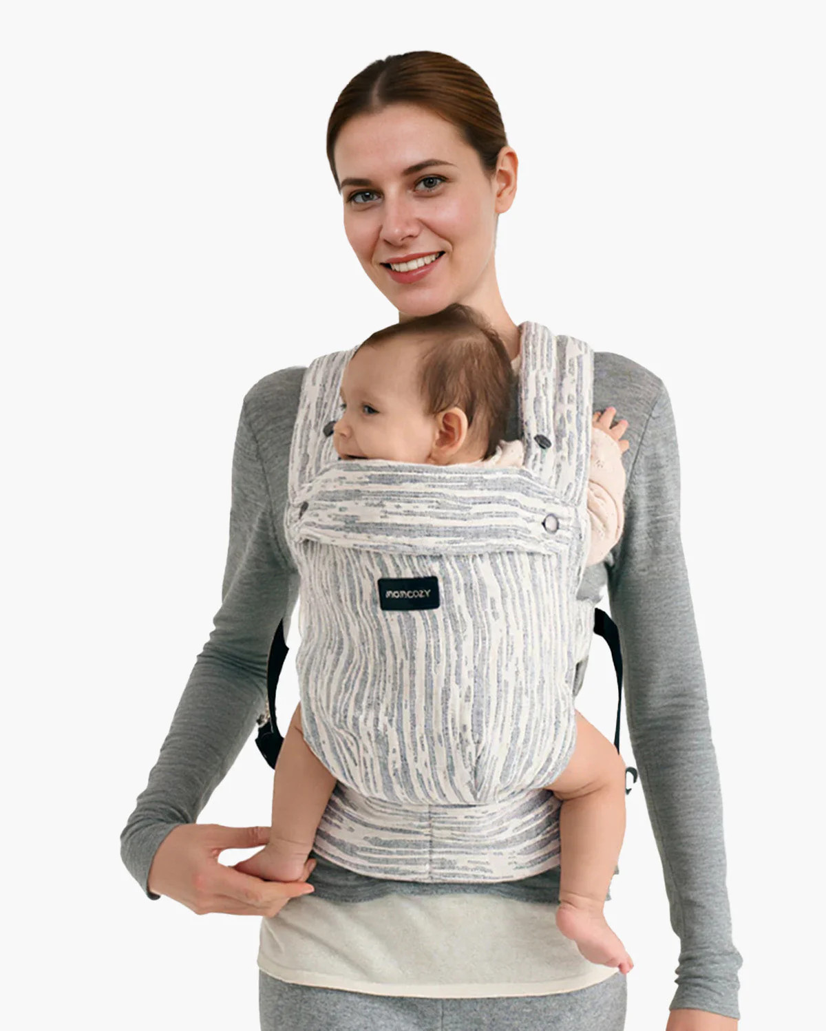 HeriHug 100% linen Baby Carrier | Momcozy US