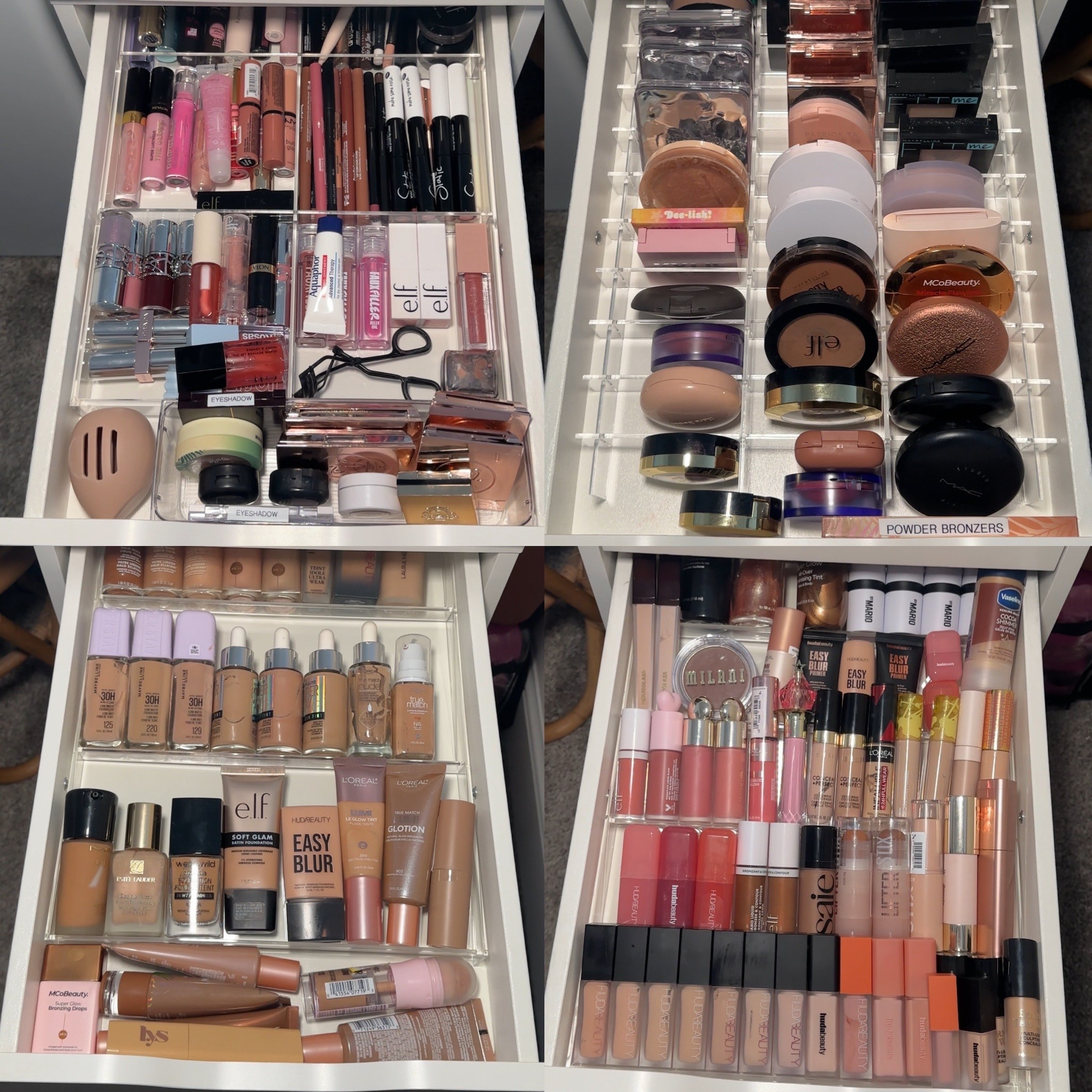 Makeup Drawer Organization for IKEA Alex Drawers 

#LTKBeauty