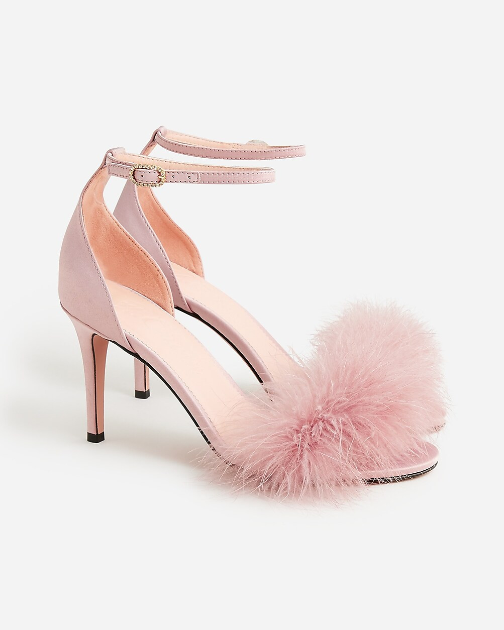 Collection Rylie feather-strap heels | J. Crew US
