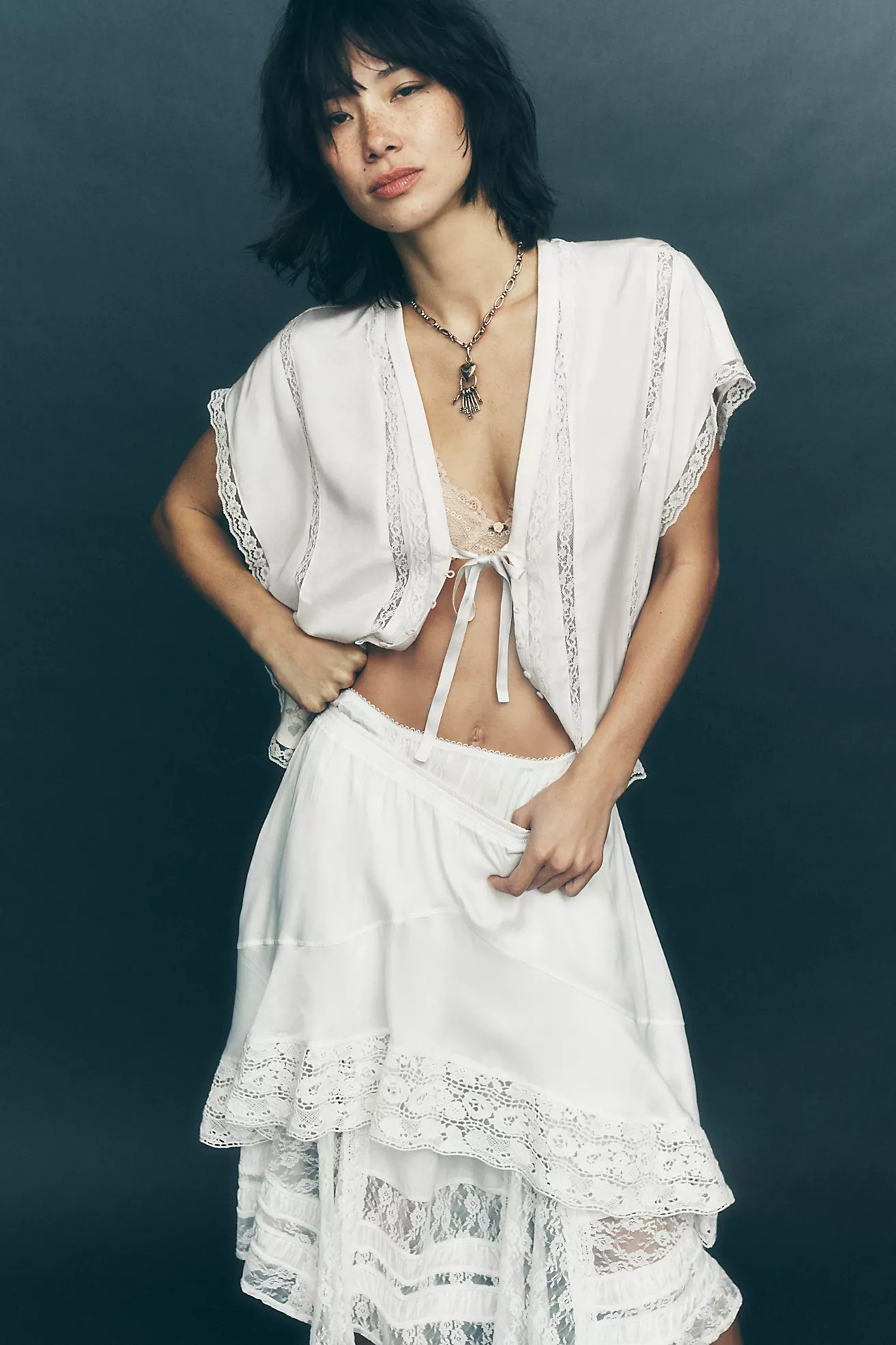 Marigold Shine Lace Top | Free People (Global - UK&FR Excluded)