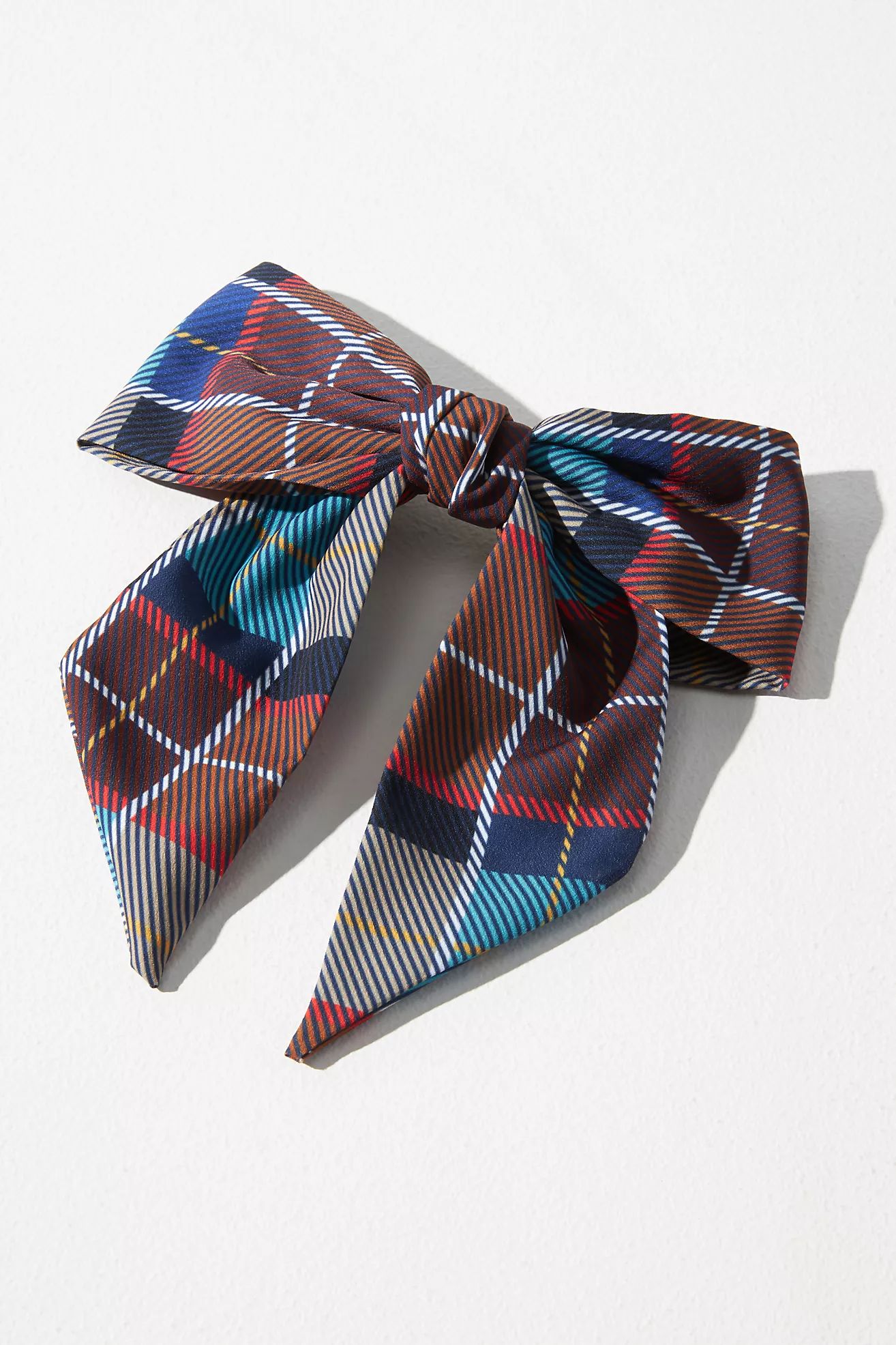 Plaid Hair Bow Clips, Set of 2 | Anthropologie (US)