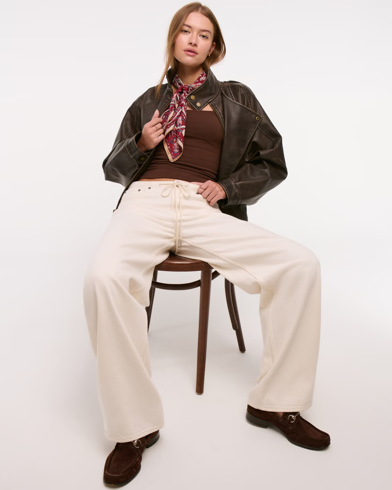 Low Rise Ultra Loose Jean | Abercrombie & Fitch (US)