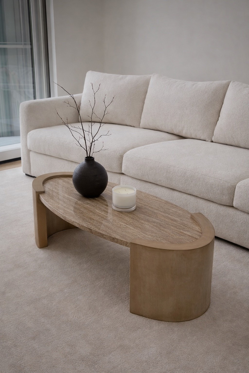 Prettiest & best priced genuine travertine table I’ve ever found 😍😍

#LTKHome #LTKSaleAlert