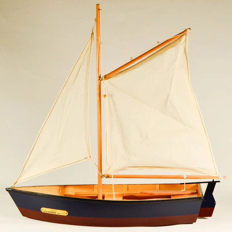 ITALIAN BOAT Model / Miniature Wooden Boat / Vintage Art / Nautical Deco / Home Decoration / Tabl... | Etsy (US)