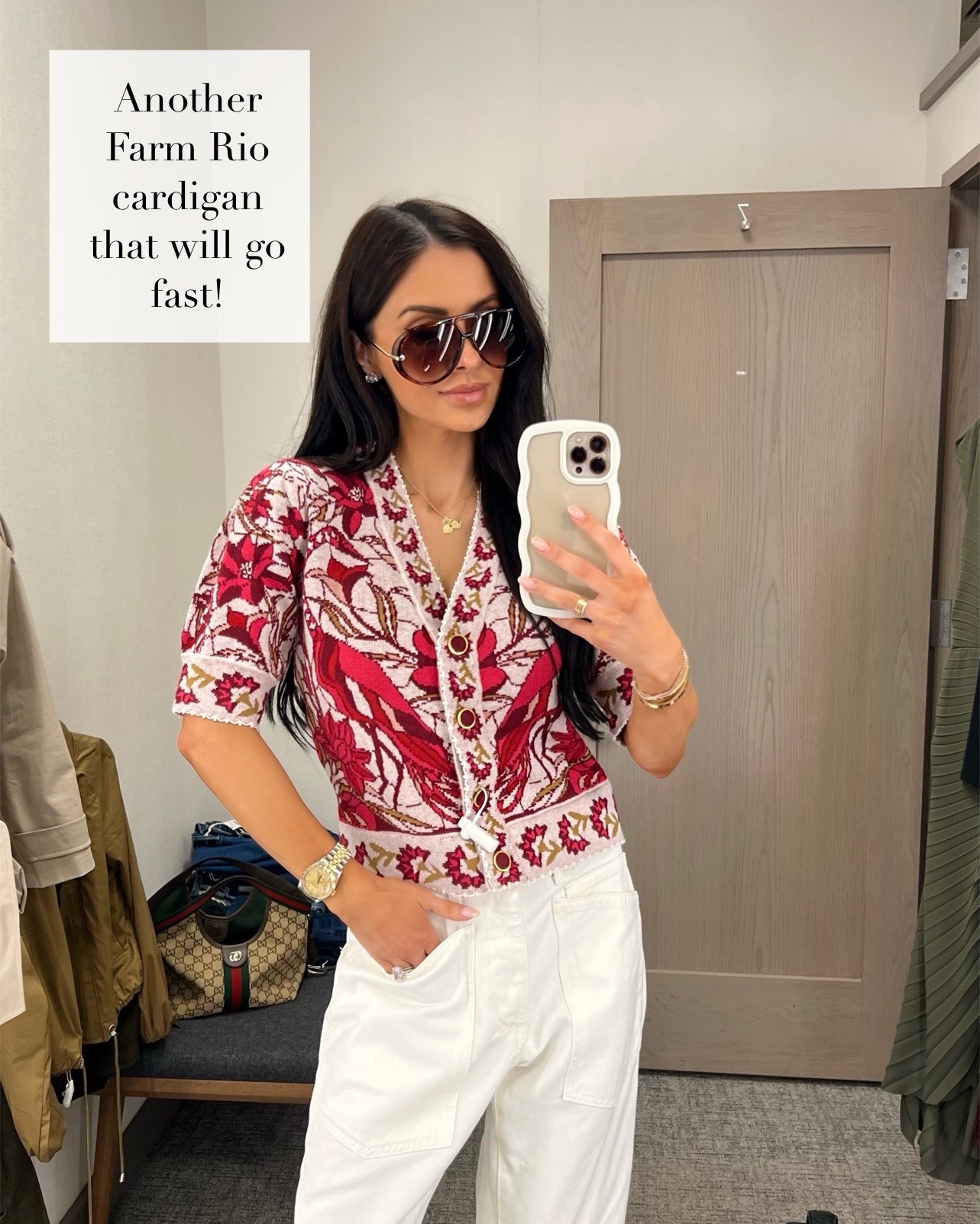 Nordstrom anniversary sale picks I’m buying 
Farm Rio cardigan wearing an XS selling fast

#nsale @nordstrom

#LTKOver40 #LTKSaleAlert #LTKmomlife