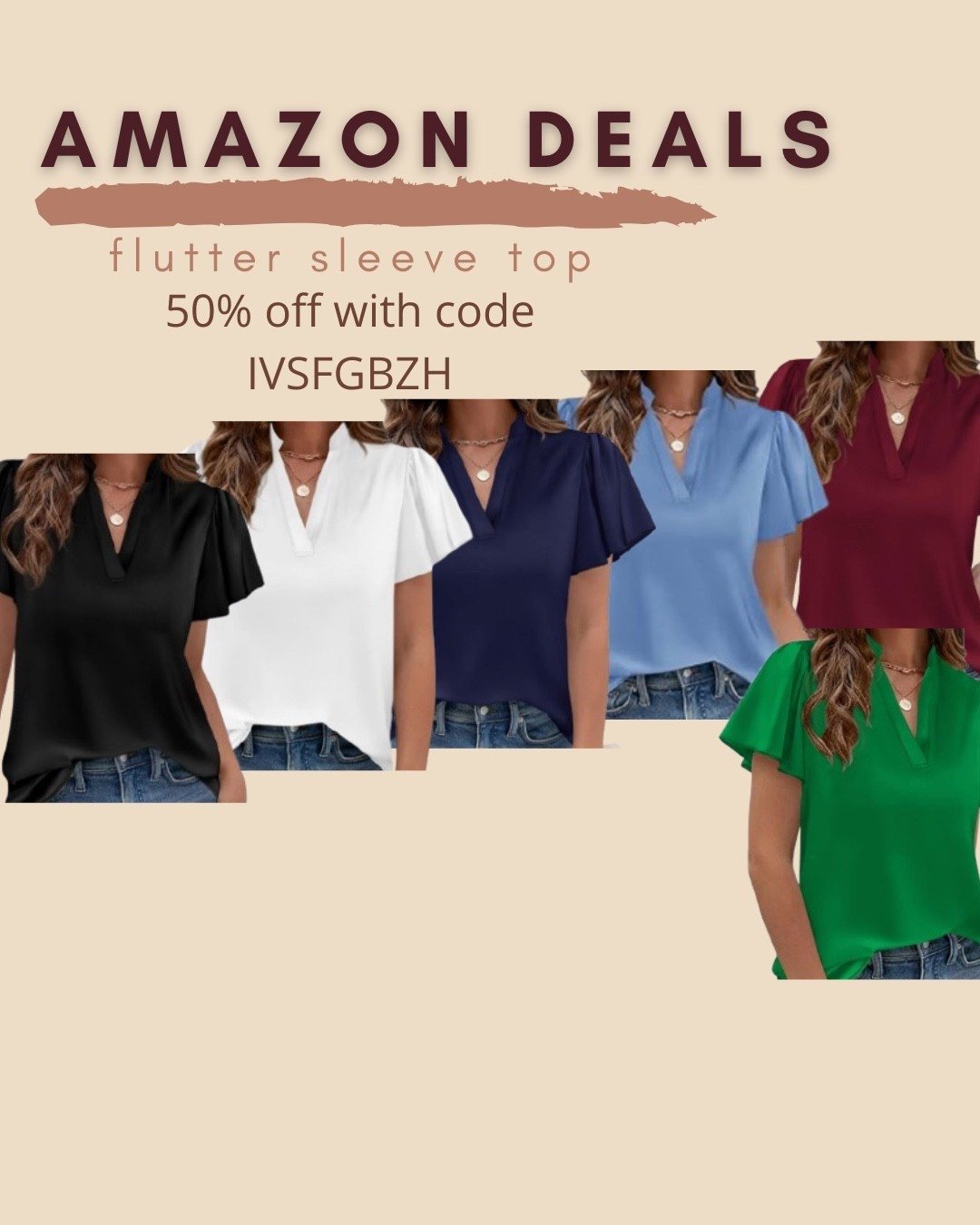 $8 ends 6/22

Amazon fashion
Amazon deals
Dressy top
Flutter sleeve top
Workwear

#LTKSaleAlert #LTKWorkwear