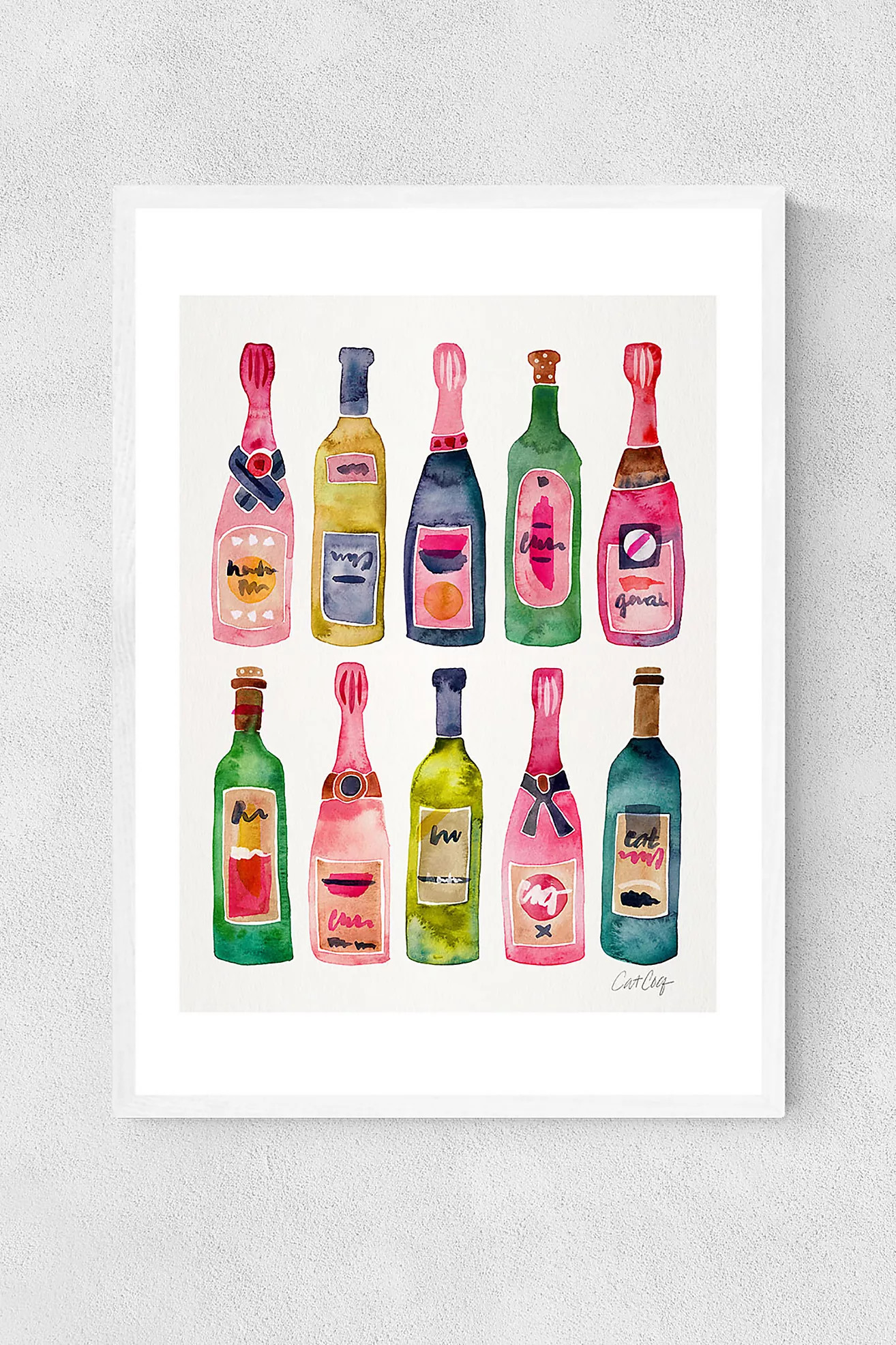 Cat Coquillette Champagne Wall Art Print | Anthropologie (UK)