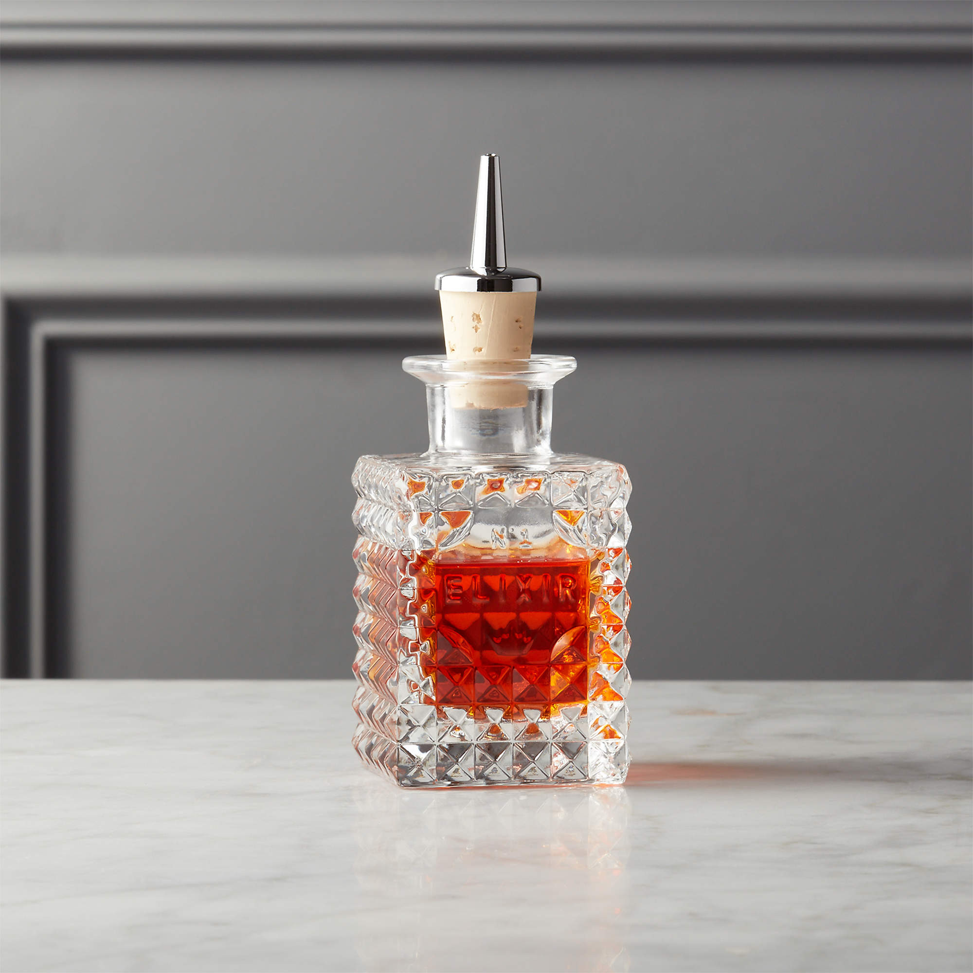 Potion Glass Elixir Bottle + Reviews | CB2 | CB2