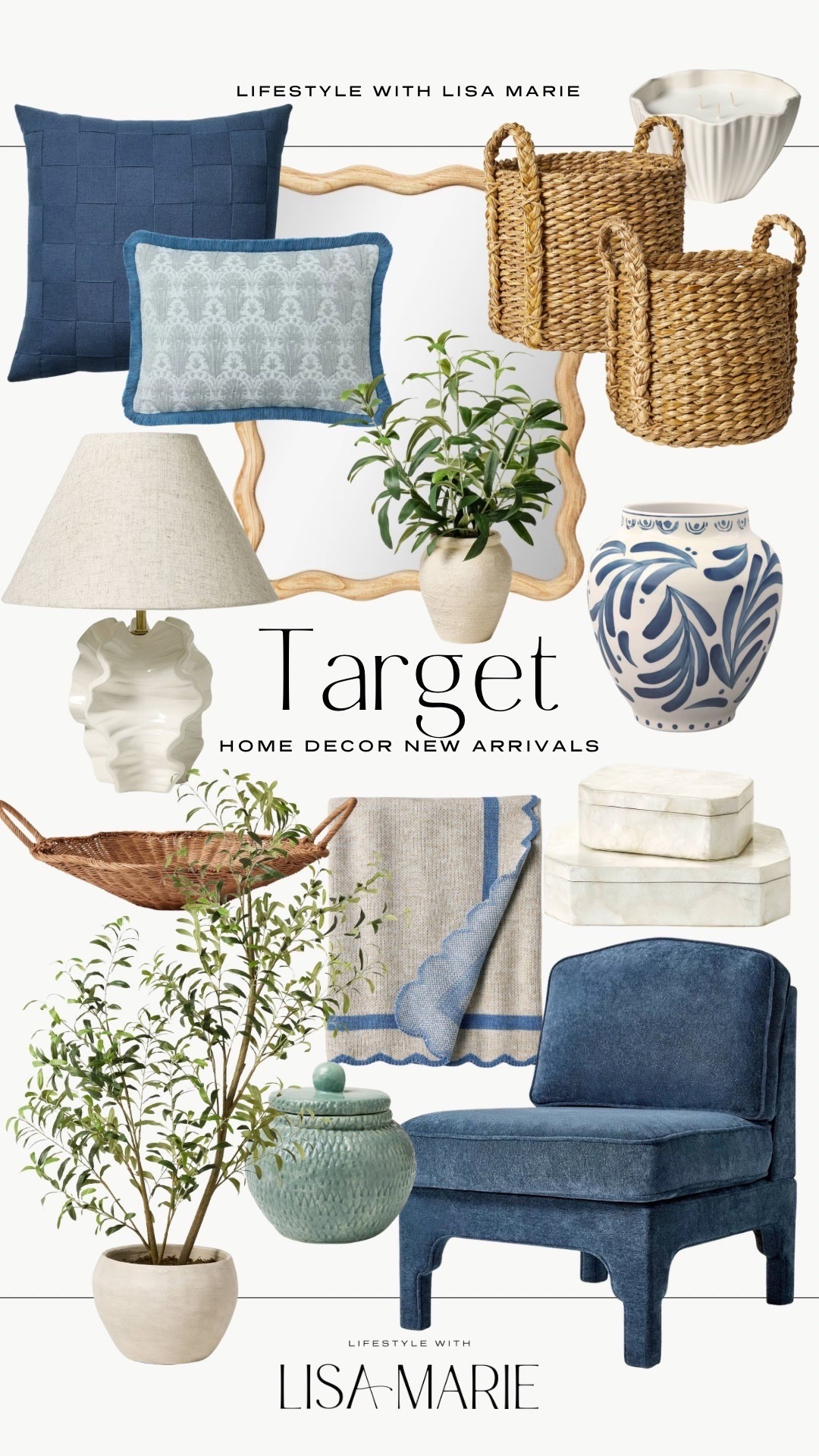 Target home new arrivals. Studio McGee spring home decor. New furniture. Decorative pillows and throws. Vases, faux greenery and trees. Storage baskets. 


#LTKSeasonal #LTKHome