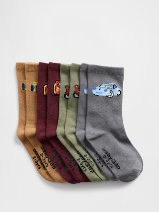 babyGap × Disney Cars Crew Socks (4-Pack) | Gap Factory