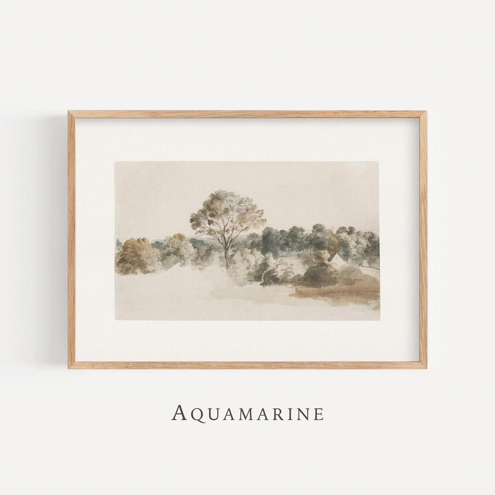 Landscape Print, Vintage Landscape Wall Art, Minimalist Landscape Print, Rustic Decor, Cottage & ... | Etsy (US)