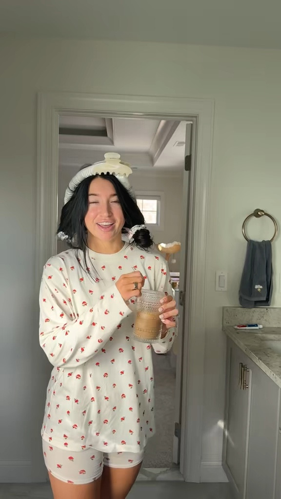 Trying heartless curls for the first time! In my cutie little skims pj set! 

#LTKStyleTip #LTKHome #LTKGiftGuide