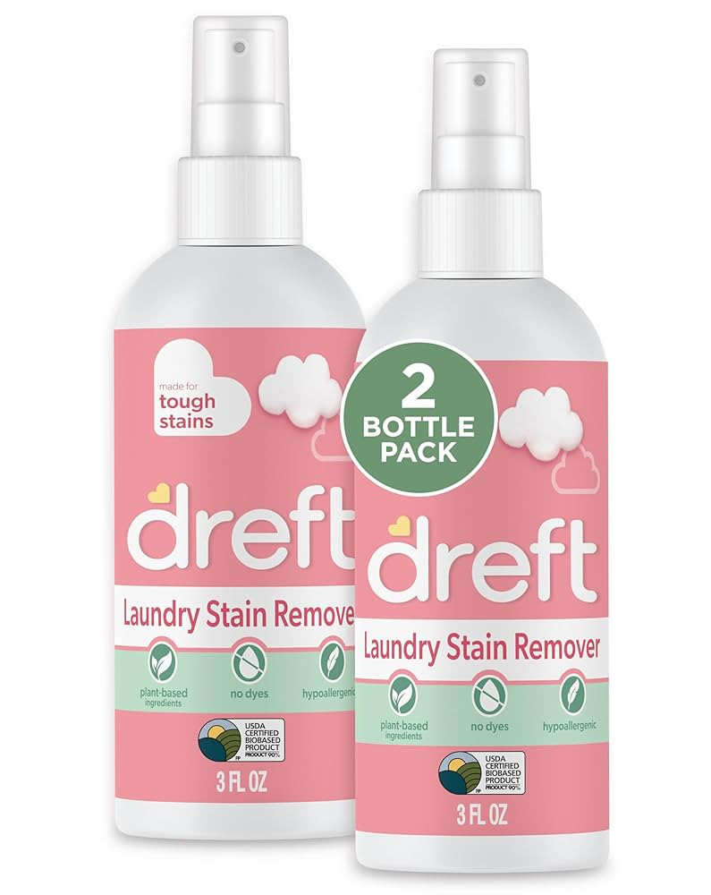 Dreft Stain Remover for Baby Clothes and Hypoallergenic Baby Stain Remover Spray, Travel Size Sta... | Amazon (US)