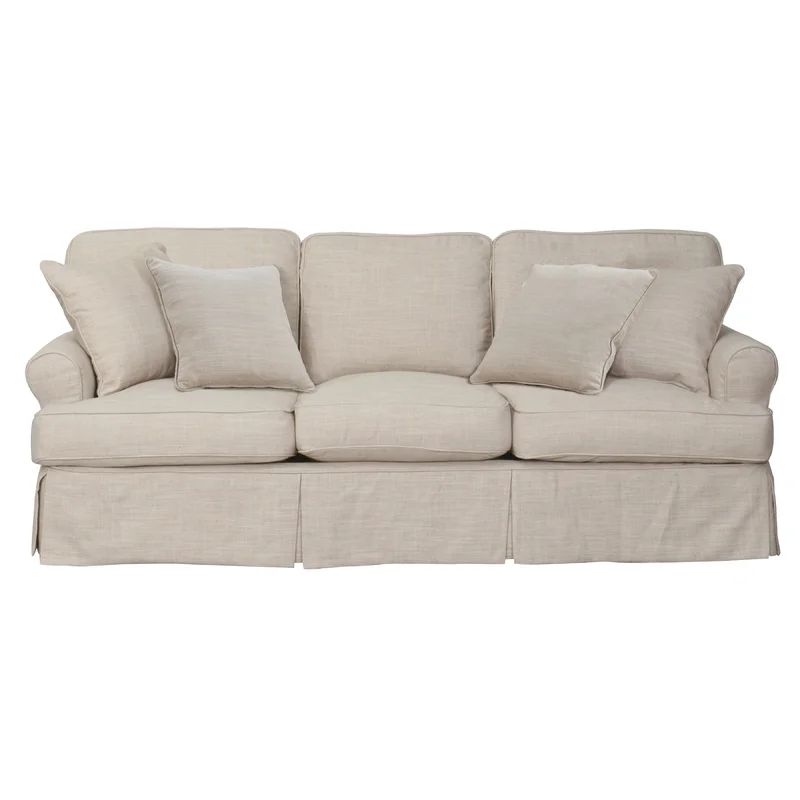 Rundle 85'' Slipcovered Sofa with Reversible Cushions | Wayfair North America