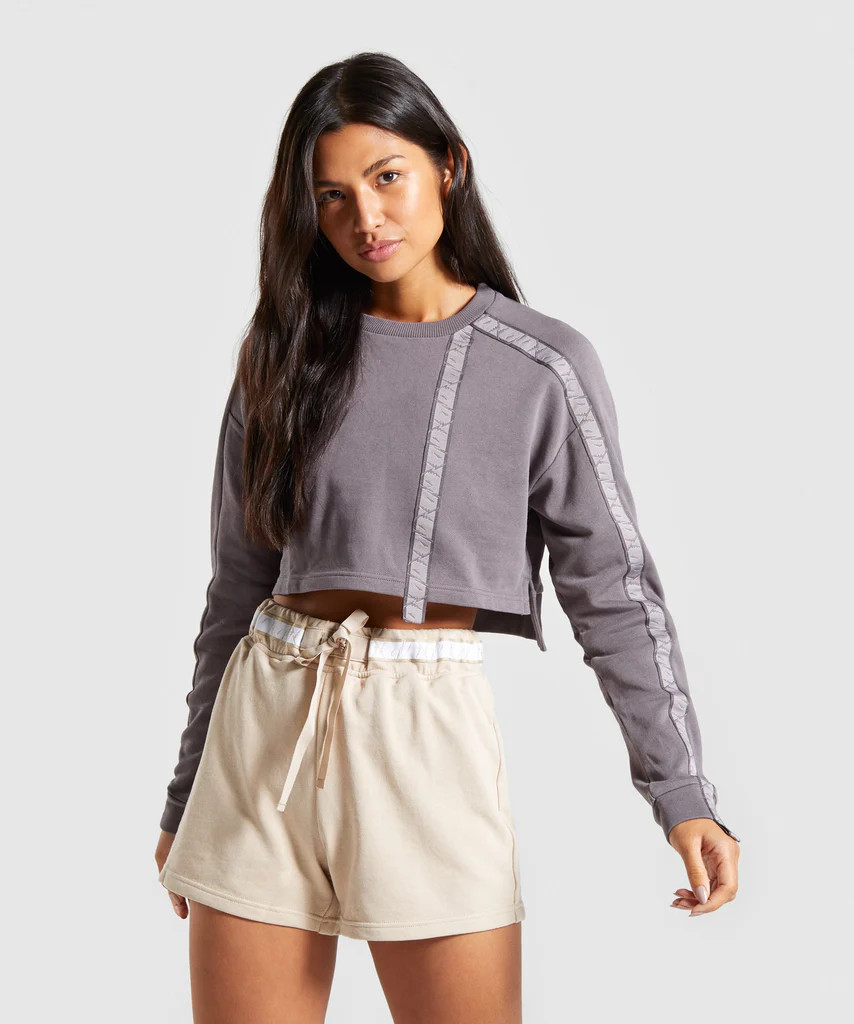24/7 cropped sweater | Gymshark