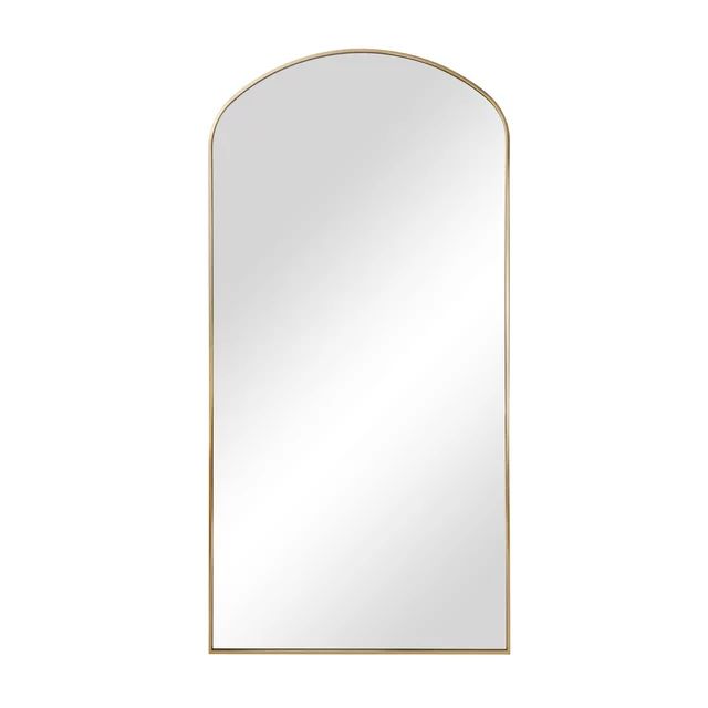 Better Homes and Gardens 30x60 Brushed Gold Aluminum Arch Mirror | Walmart (US)