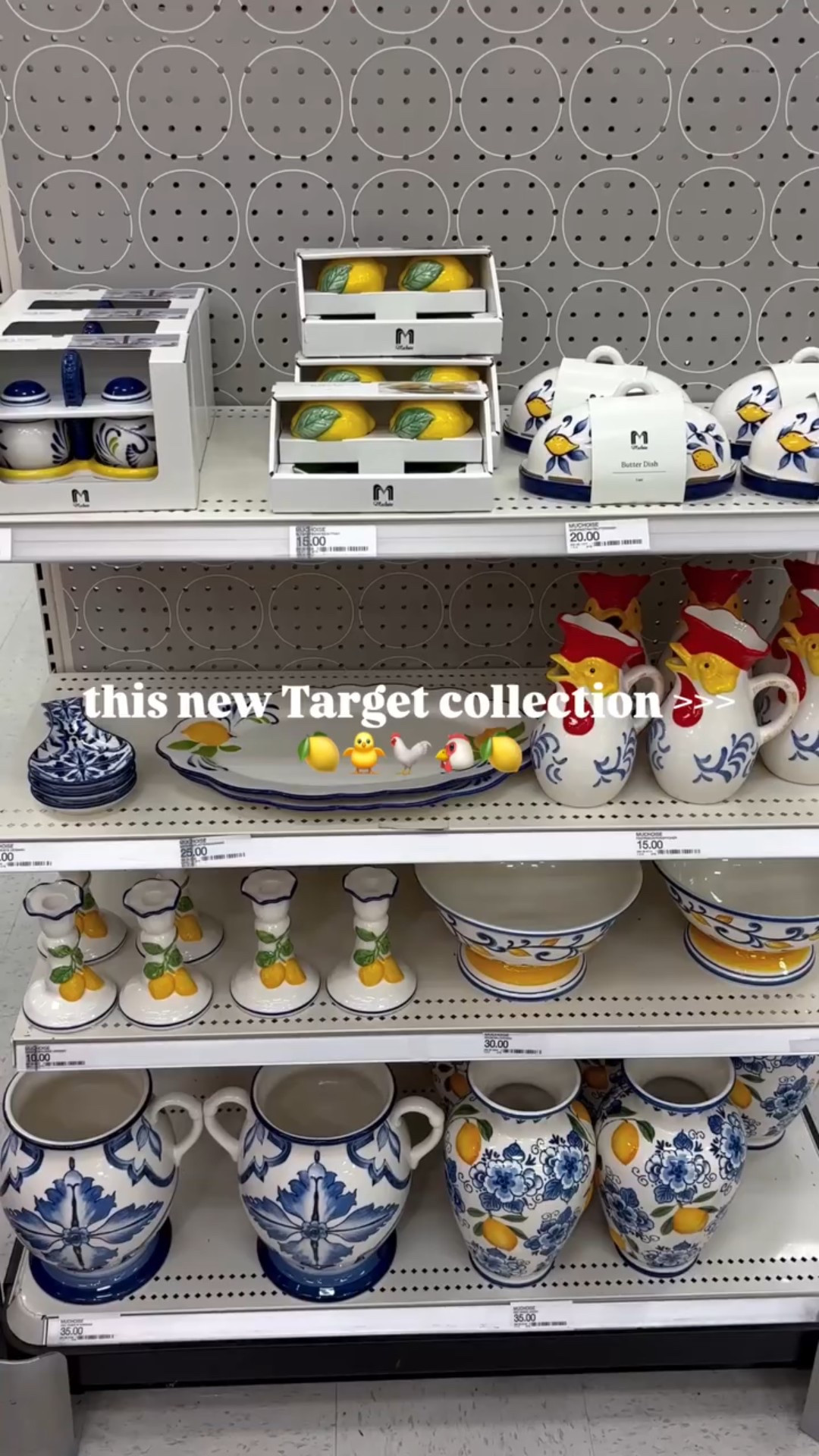 New Target collection is absolutely adorable!! 🐔 🍋 Comment LINK to shop!! 

Target, Target style, home decor, trending, new collection, spring finds, new at Target #sharemytargetstyle