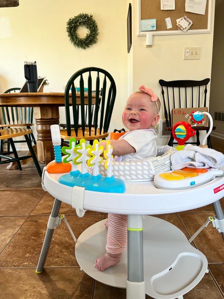 Our favorite activity center for babies 4 months +! Both of my kiddos LOVE this thing. Easy to clean and assemble and turns into a table for toddlers! Perfect Easter gift or nursery registry item! ♥️ 

#LTKbaby #LTKkids