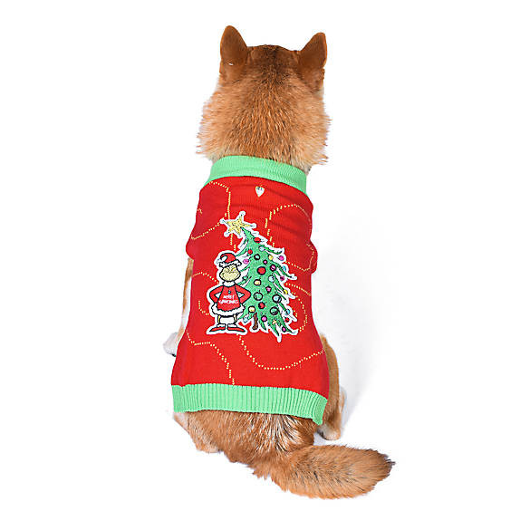 Grinch Holiday How the Grinch Stole Christmas Dog Sweater | PetSmart